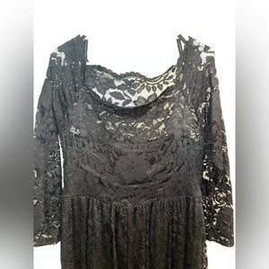 New Long Lace Maxi Dress